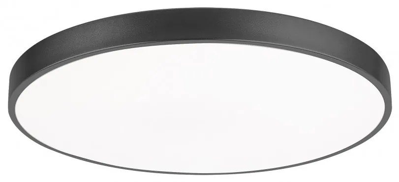 Plafoniera LED design slim Tesia negru 36W