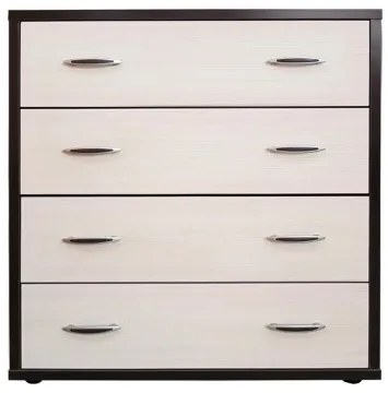 Comoda Torino cu sertare Wenge / Brad, 85 x 89 x 42 cm