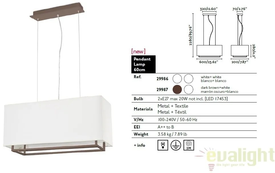 Lustra / Pendul design modern VESPER-1 29986