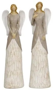 Statieta Delicate Grey Angel 29 cm - modele diverse