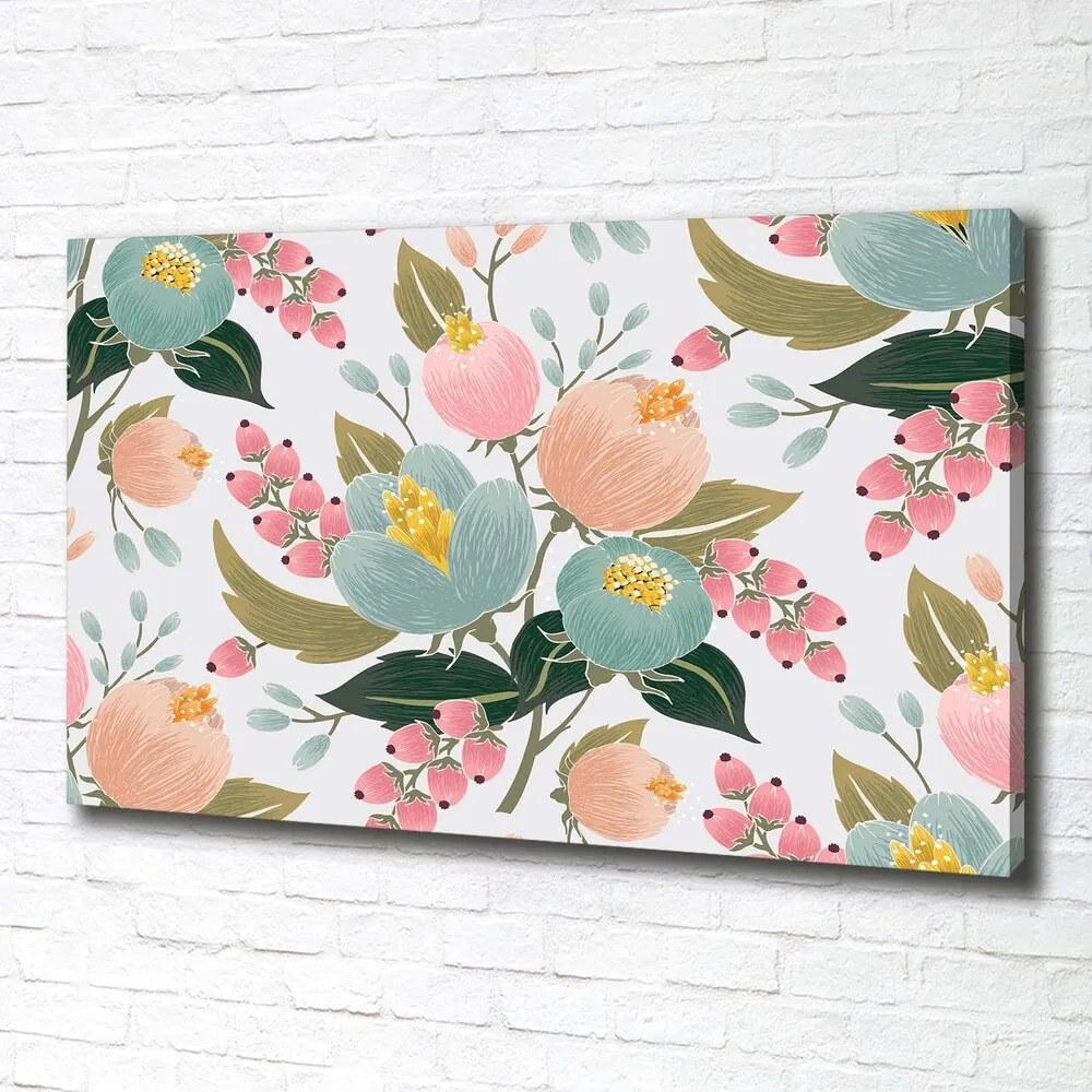 Pictură pe pânză Model floral