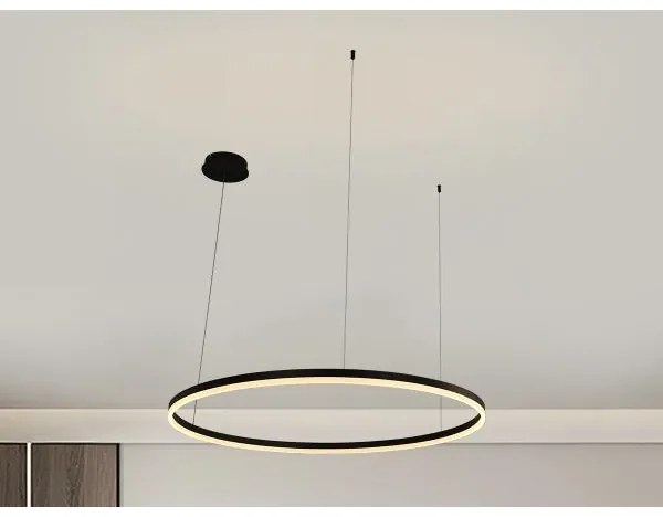 Lustră LED dimabilă pe cablu LED/55W/230V 3000-6500K + telecomandă