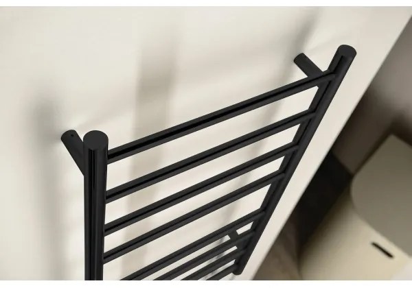 Sapho Uscător electric pentru prosoape REDONDO, 75 W / 230 V, 50 x 90 cm, negru mat