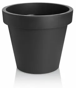 Jardinieră Gardenico Metro Twist 'n' Roll, antracit, 39 x 35,5 cm, 39 cm