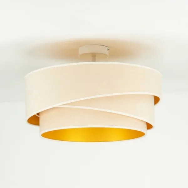 Lustră aplicată Duolla KOBO 1xE27/15W/230V d. 45 cm crem