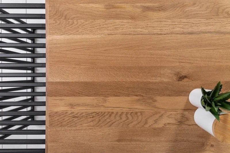 Masuta de cafea design industrial Architecture 100cm stejar