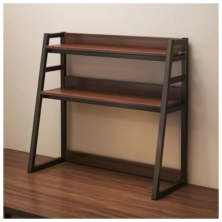 Raft pe masa VERTEX 90x95 cm, negru / decor nuc