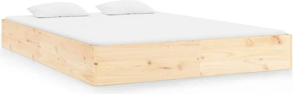 vidaXL Cadru de pat fără saltea, 120x200 cm, lemn masiv