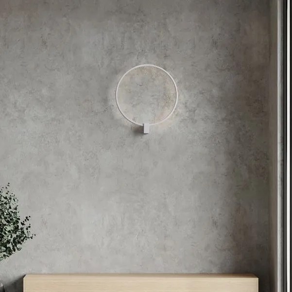 Aplica de perete circulara LED CCT CERCIO 50cm alb