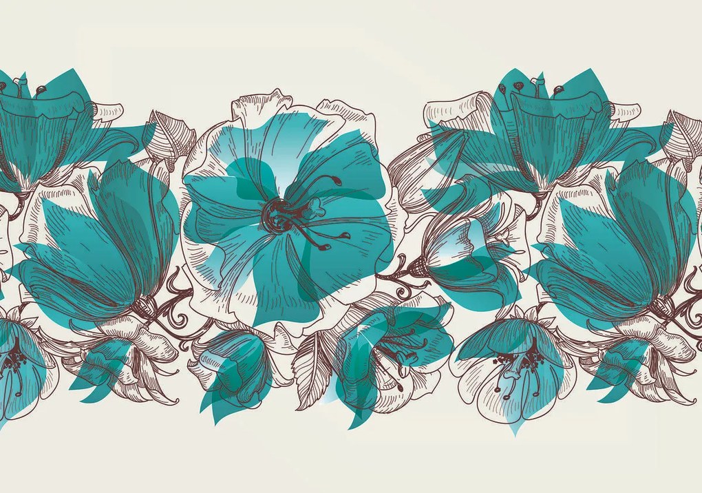 Fototapet - Flori (254x184 cm)