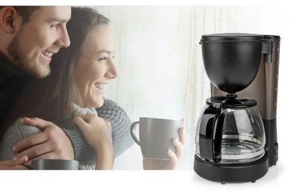 Nedis KACM150EBK - Cafetieră 1,25l cu funcție menținere temperatură