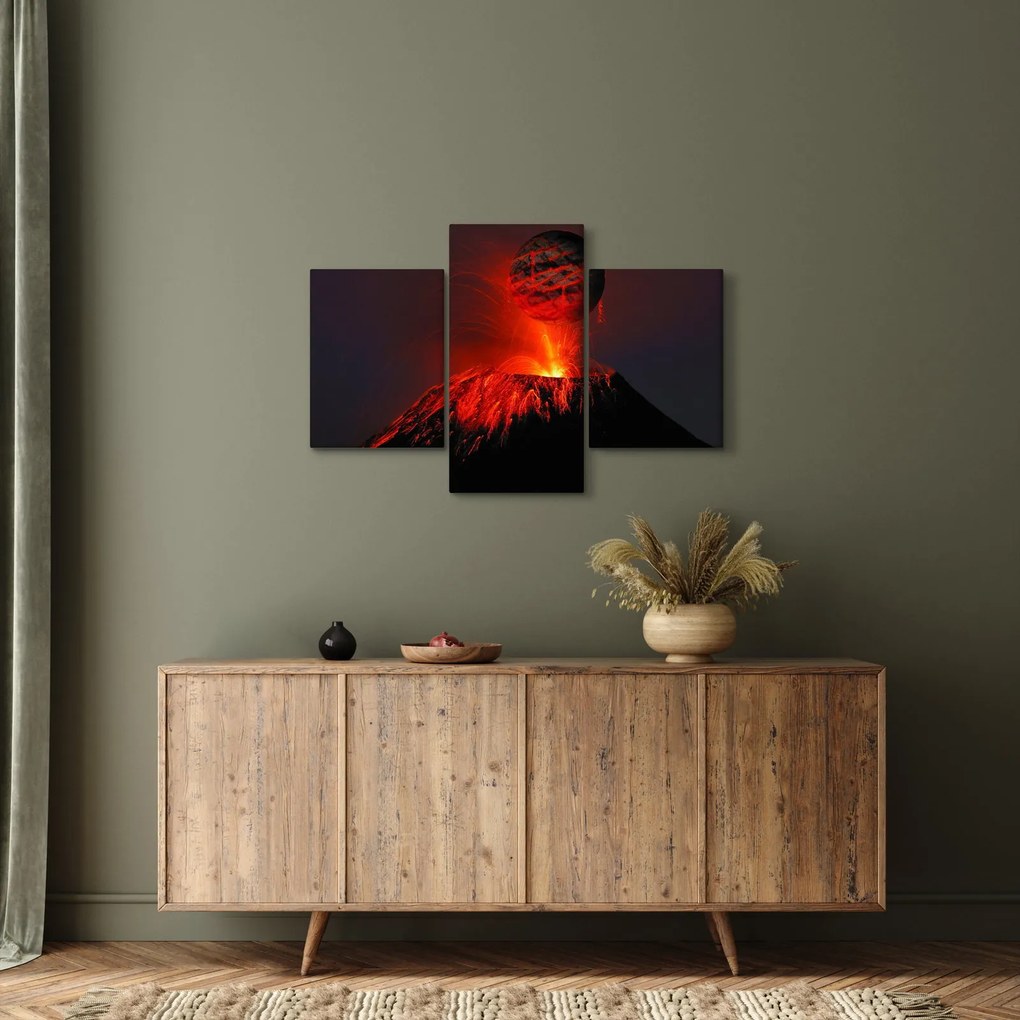 Tablou cu vulcan (90x60 cm)