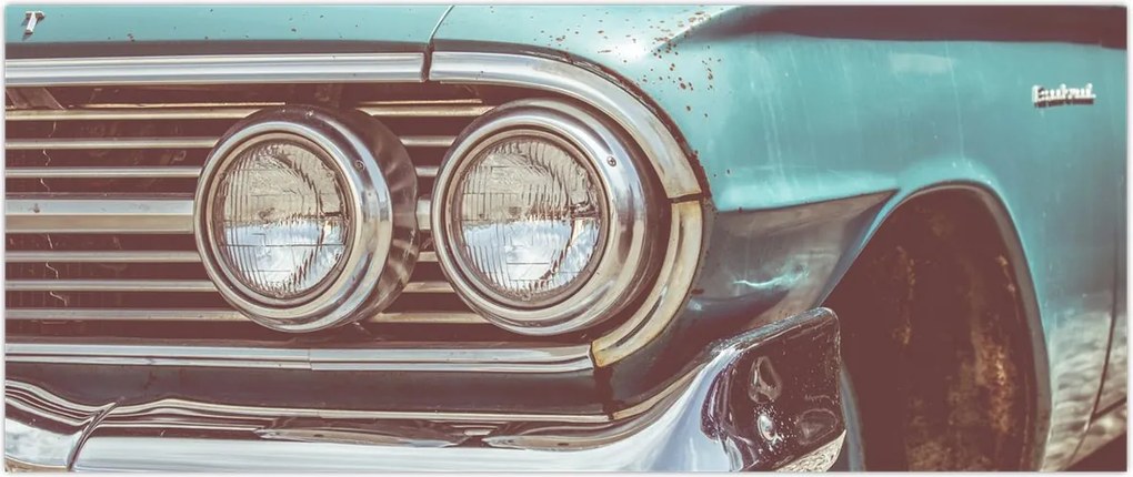 Tablou - Mașină, de epocă (120x50 cm)