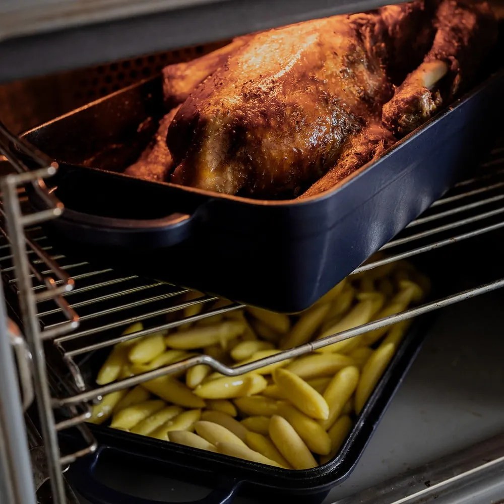 Tavă de copt din fontă 22x42,5 cm LITINA SMALT – Orion