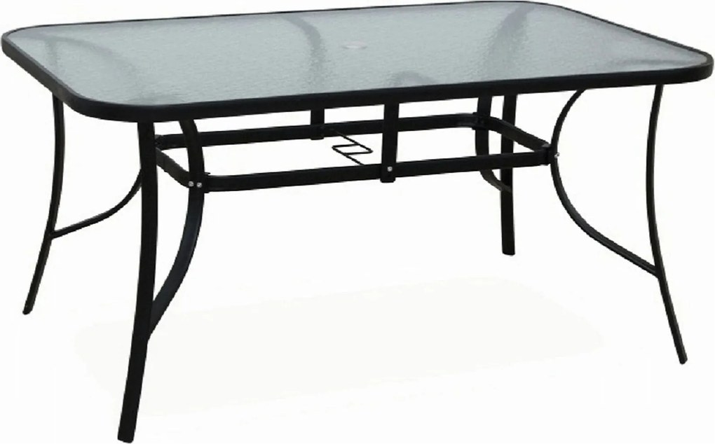 Masa de gradina din sticla securizata PASTER, 150x70x90 cm