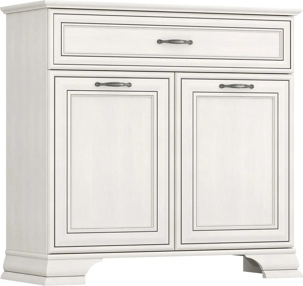 Comoda TIFFANY II, grej, PAL laminat, 94x37x90 cm