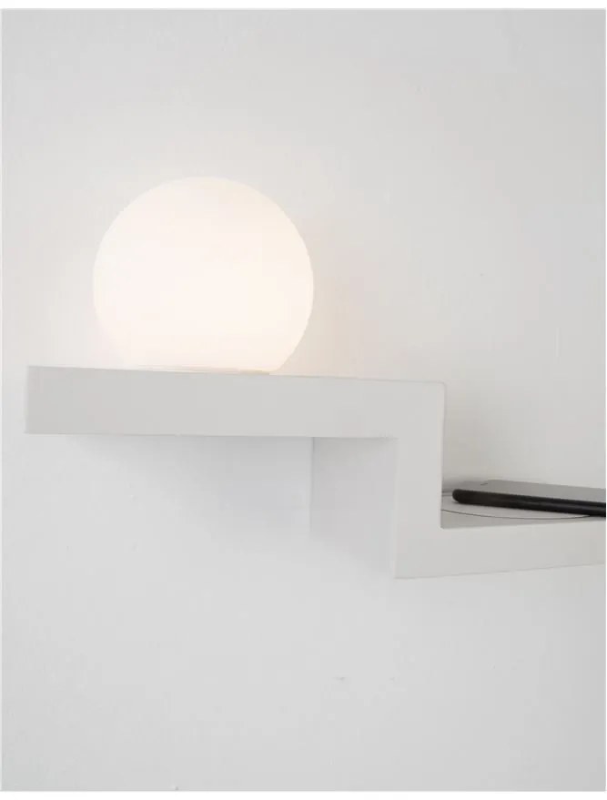 Aplica LED de perete cu suport incarcare telefon ROOM