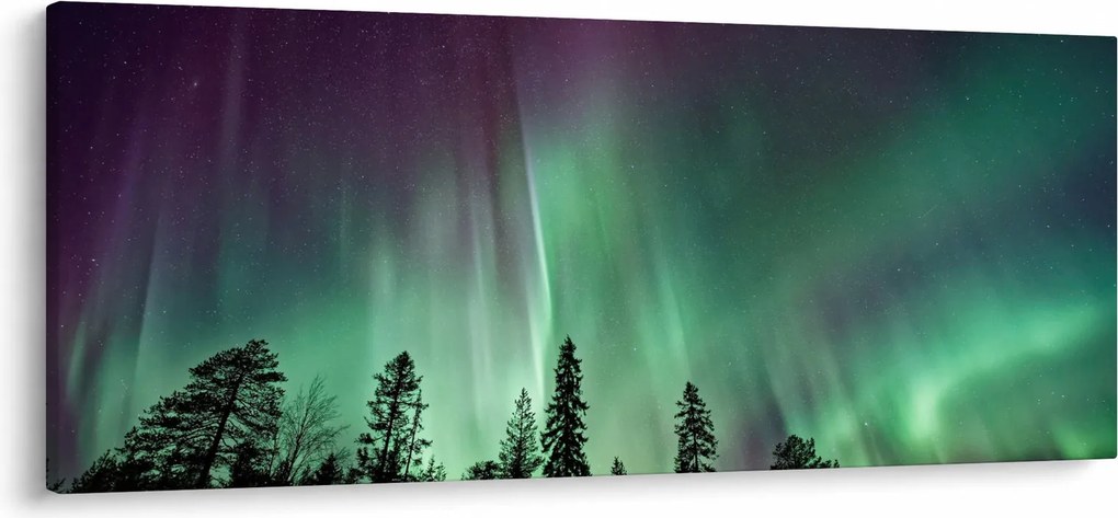 Tablou cu Northern Lights (120x50 cm)