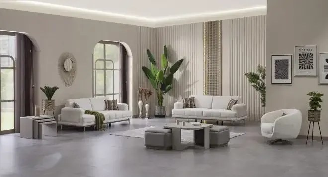 Set canapele extensibile si fotolii Boucle,Napoli