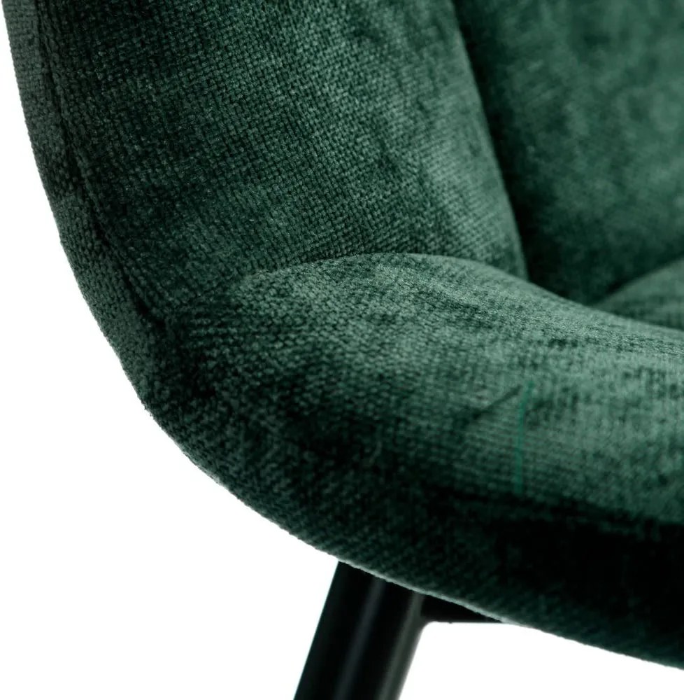 Scaun dining catifea verde inchis Dining Chair