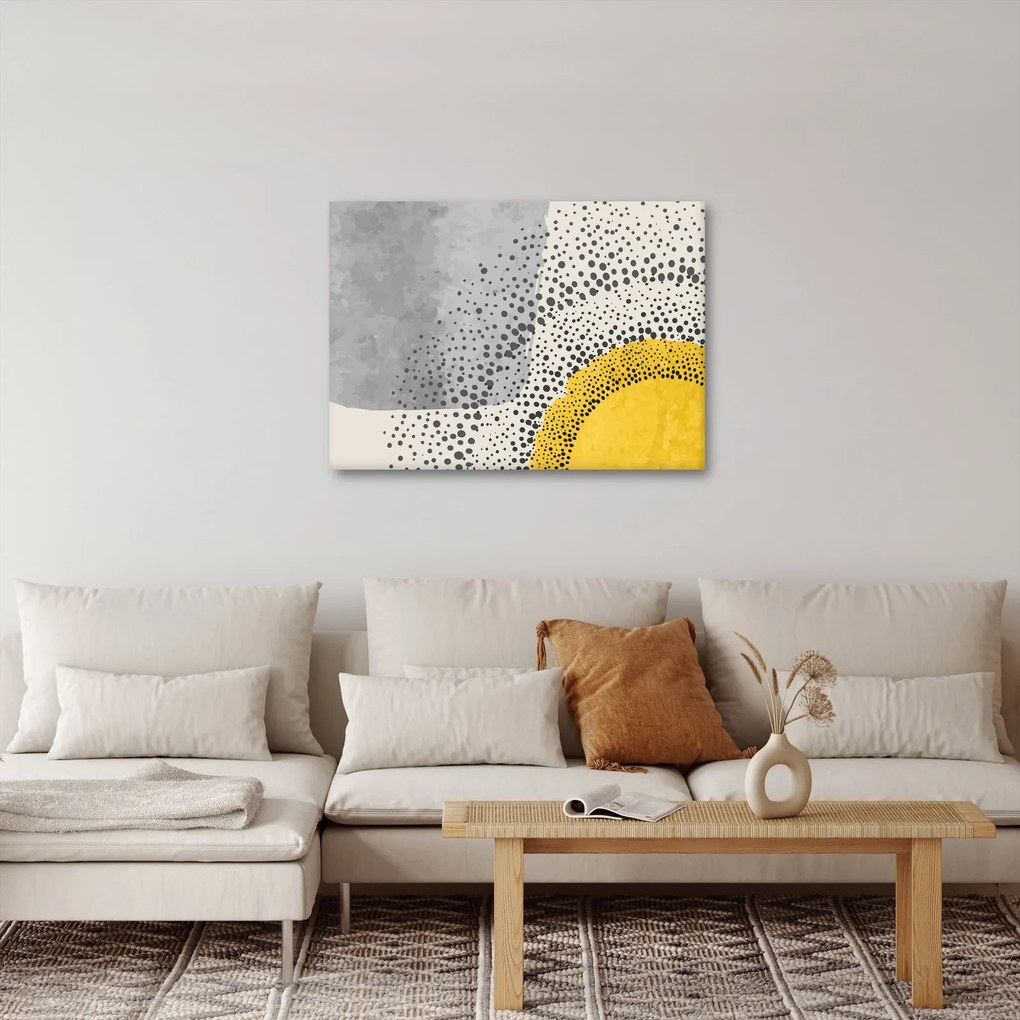 Tablou - pictură abstractă de plajă N⁰3 (70x50 cm)