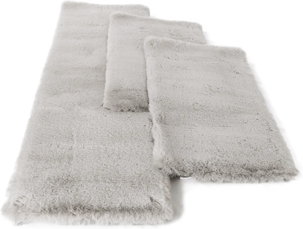 Set de 3 piese, covor de lux, gri, KAMALA LUX TYPE 1