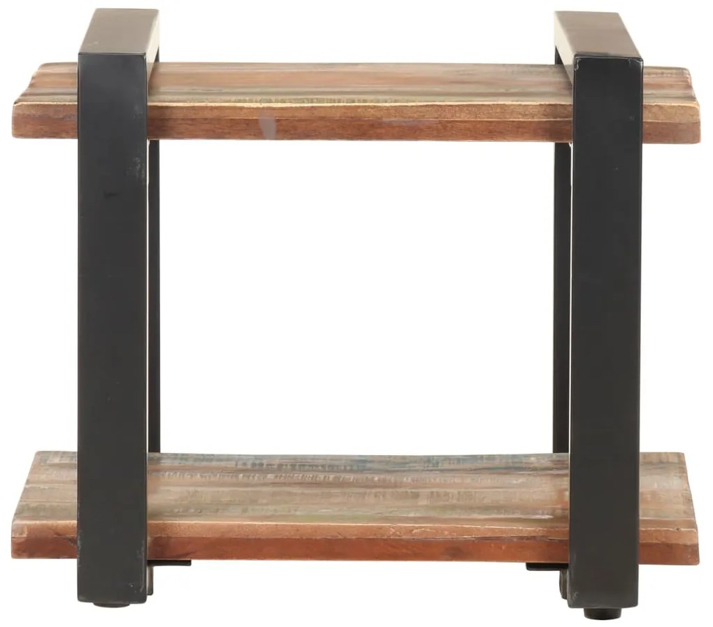 320491 vidaXL Noptieră, 50 x 40 x 40 cm, lemn masiv reciclat