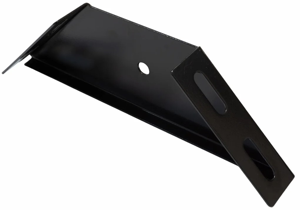 Coltar metalic pentru imbinare rame pat, 235x165x135x32x1 mm, vopsit negru