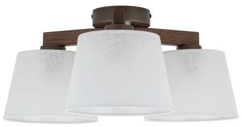 BRILAGI - LED Lustră aplicată LATTE 3xE27/15W/230V pin/alb