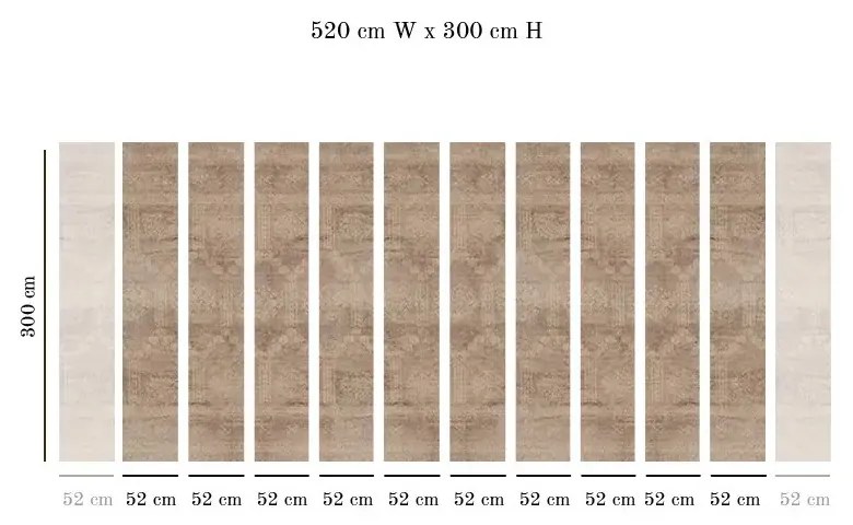 Tapet VLAdiLA Borangic (ciment) 520 x 300 cm