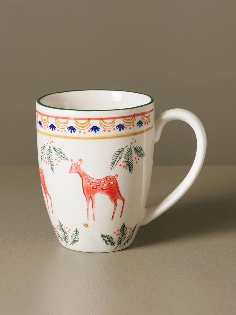 Set 2 cani din ceramica, "Frimas"