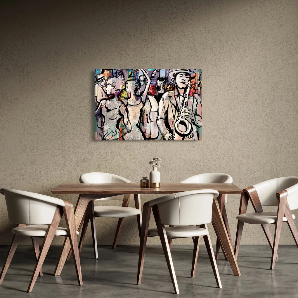 Tablou - Seara de jazz (90x60 cm)