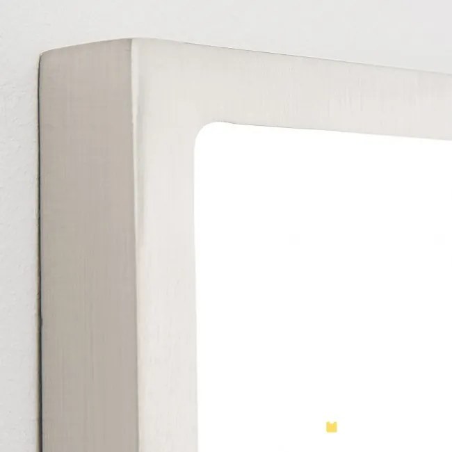 Plafoniera LED moderna design slim Lero 23x23cm aluminiu mat