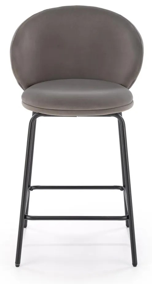 Scaun de bar H121 gri/negru
