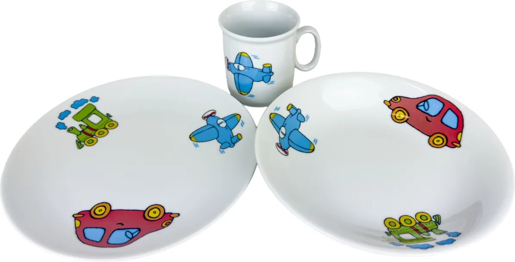 Set de masă pentru copii, 3 piese Thun Transport