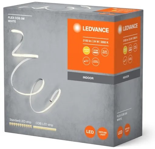 Ledvance - Bandă LED FLEX COB 5m LED/24W/230V