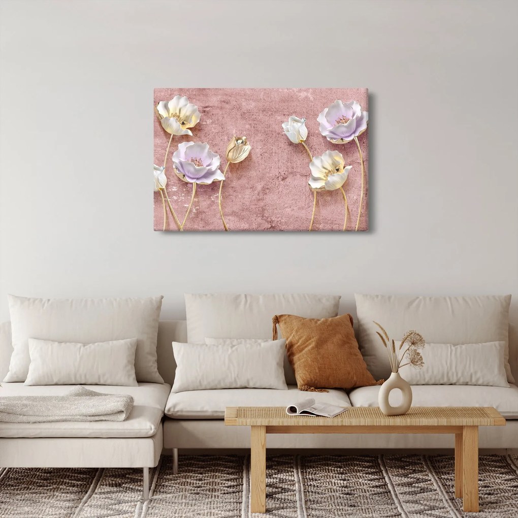Tablou cu flori (90x60 cm)
