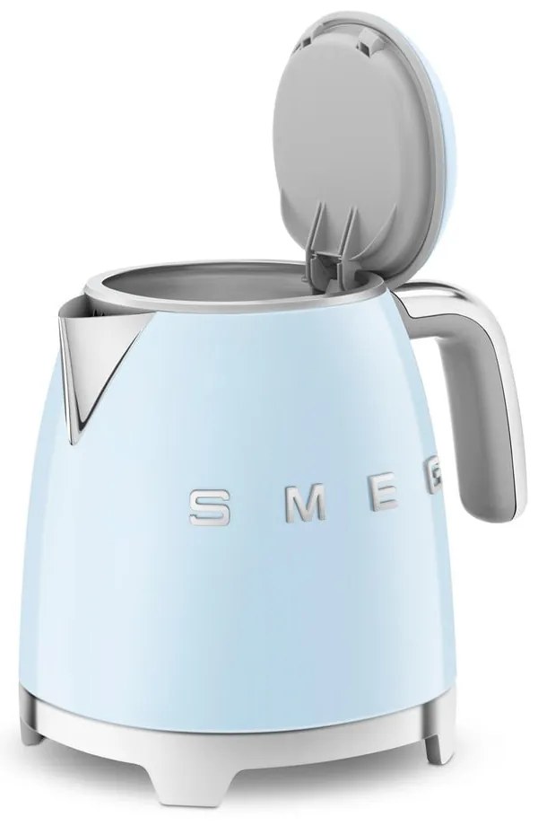 Ceainic electric albastru deschis din oțel inoxidabil 800 ml Retro Style – SMEG