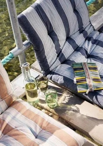 Saltea din bumbac în dungi, 70×180 cm, „Stripe Mattress"