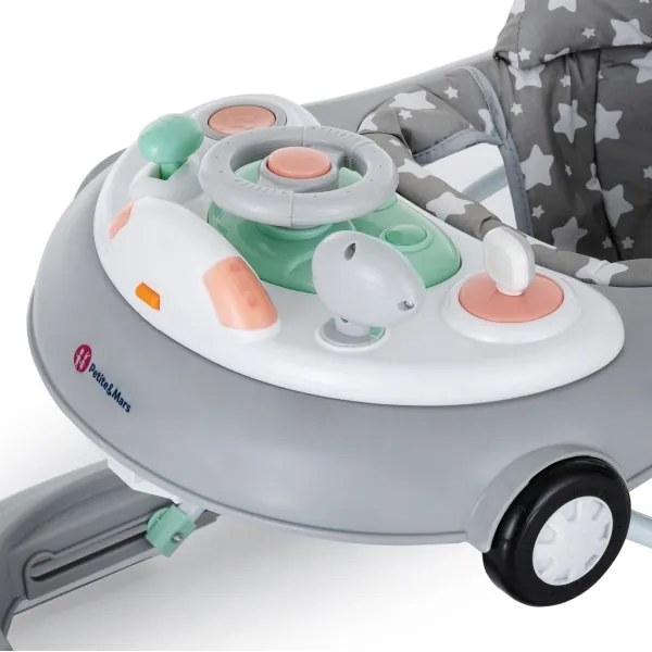 Premergător cu sunete CABRIO gri PETITE&MARS