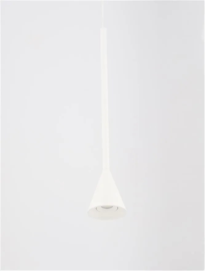 Pendul LED design minimalist NET alb