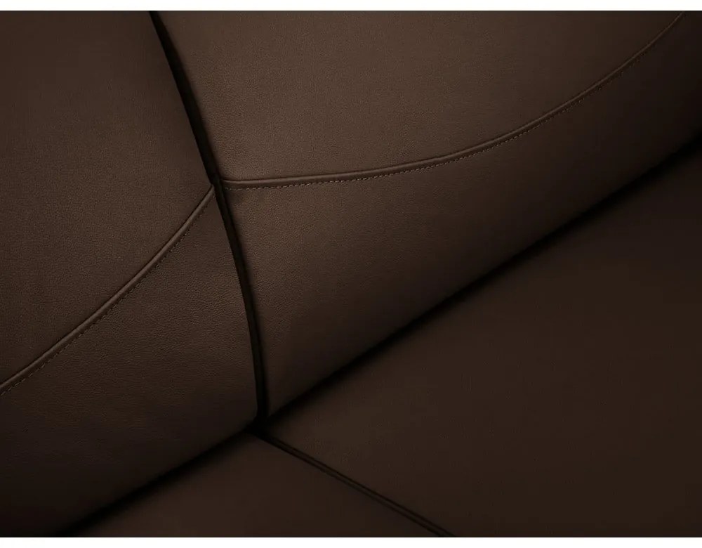 Canapea din piele Windsor &amp; Co Sofas Neso, 175 x 90 cm, maro