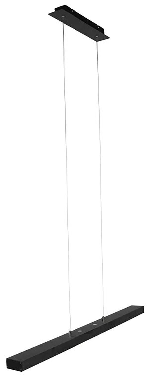 Lampă suspendată neagră cu dimmer pe patru trepte incluzând LED cu dimmer tactil - Oganda