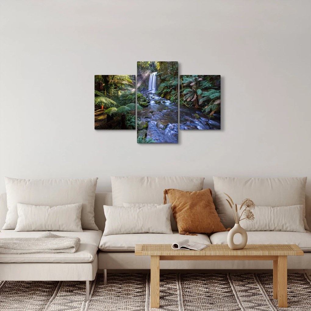 Tablou cu pădurea ploilor din Austalia (90x60 cm)
