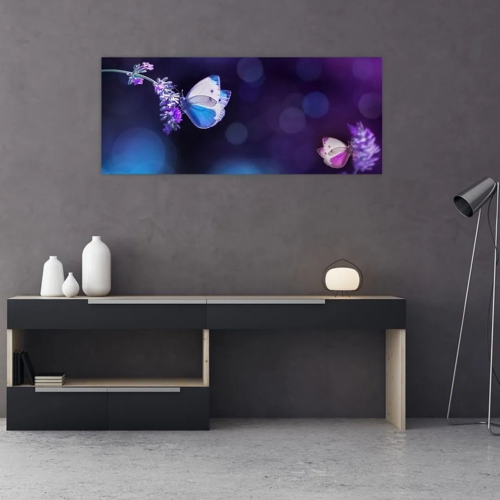 Tablou - Flutute în lavandă (120x50 cm)