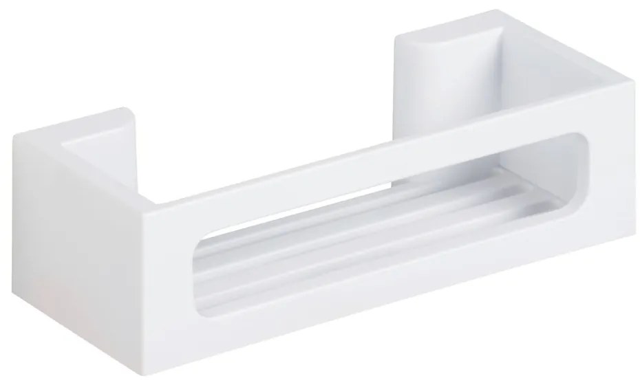 Raft pentru baie alb mat autoadeziv cu Turbo-Loc din plastic Bralia – Wenko