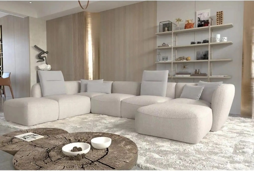 Coltar CANDELO XL A, personalizabil, 372x218x75 cm