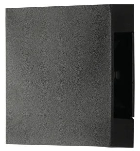 Brilagi - Aplica LED de perete pentru exterior QUADRAY LED/4W/230V neagră IP65