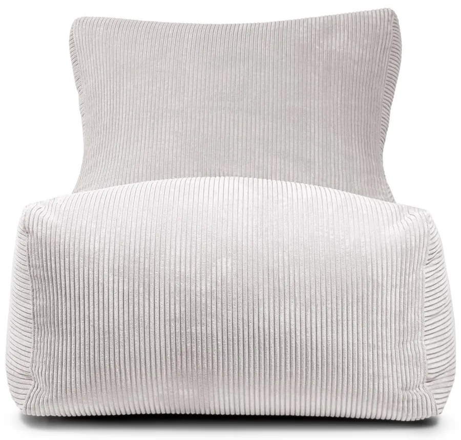 Fotoliu bean bag mov cu tapițerie din catifea reiată Seat 100 Lounge – SLOWDOWN