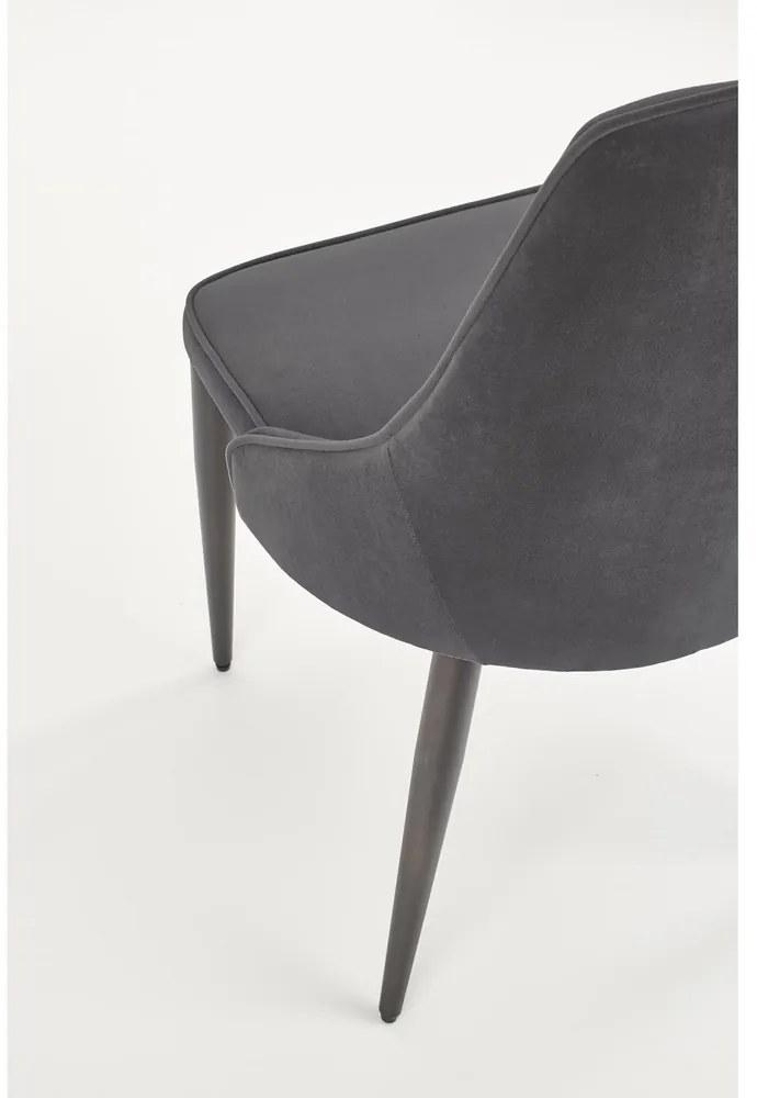 Scaun de bucaterie Marien, gri/negru
